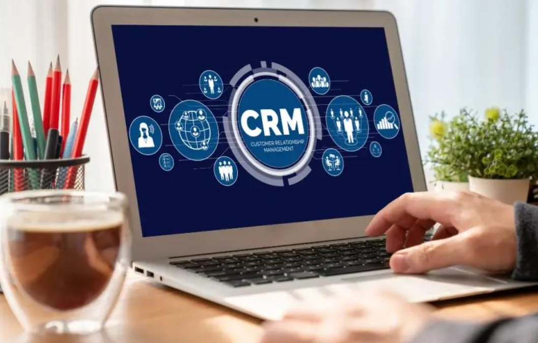 enterprise CRM software with analytics dashboard